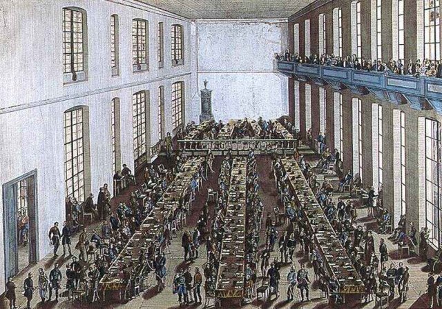 A pozsonyi országgyűlés (Forrás: Magyar Nemzeti Múzeum)
